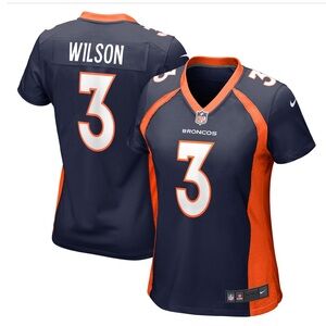 Nike Denver Broncos Womens Player Jersey – Navy Size Medium (Russel Wilson #3)